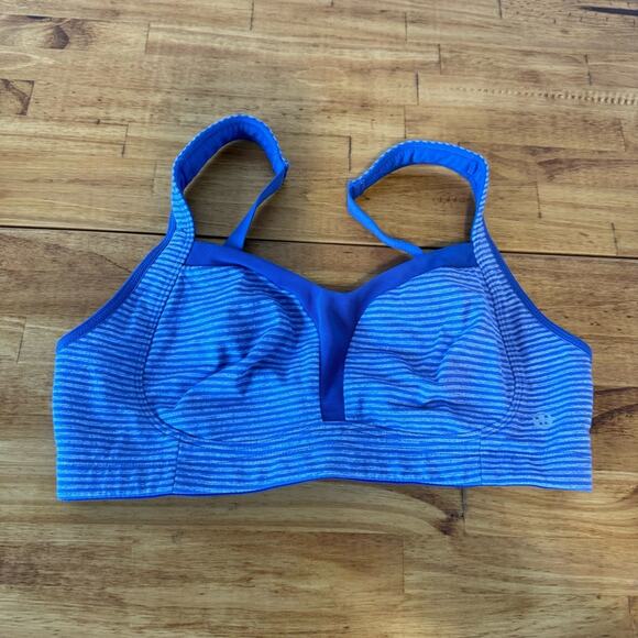 Lululemon Ta Ta Tamer II Persian Purple Heathered Stripe Size 8 - Picture 3 of 6